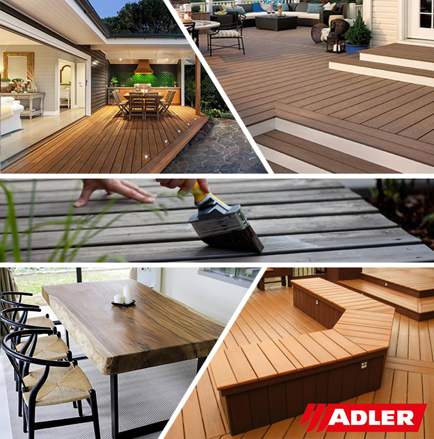 Тиковое масло для террасы и мебели Adler Pullex Teakol Тик